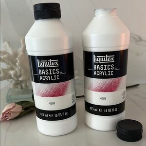 Liquitex Basics Acrylic Gesso - White (Set of 2)